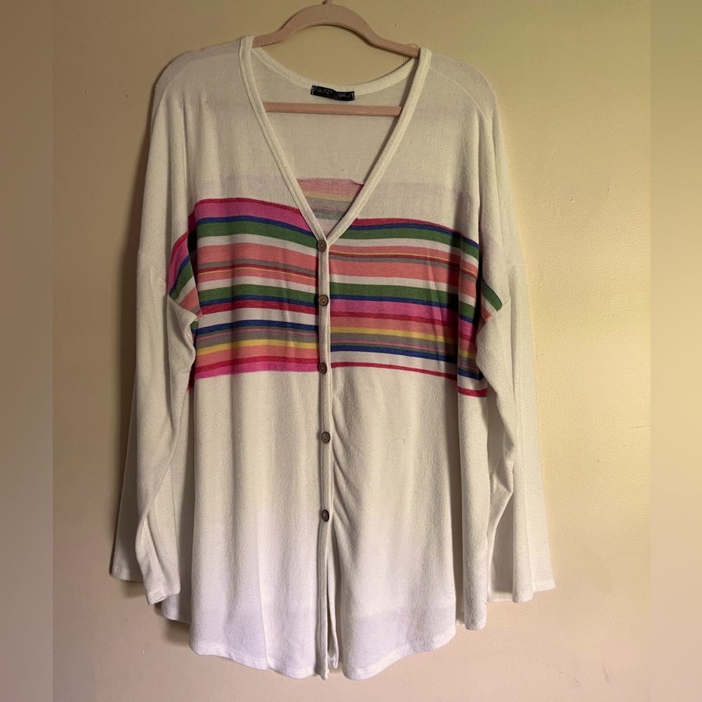 Button up sweater
